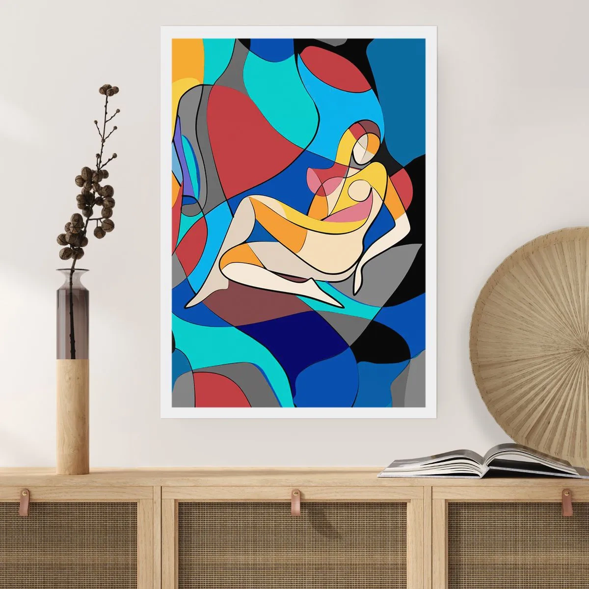 Poster - Nudo cubista - 61x91 cm
