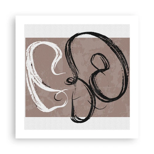 Poster - Composizione: alla ricerca della pienezza - 50x50 cm