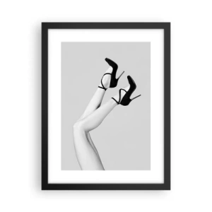 Poster in cornice nera - Sottosopra - 30x40 cm