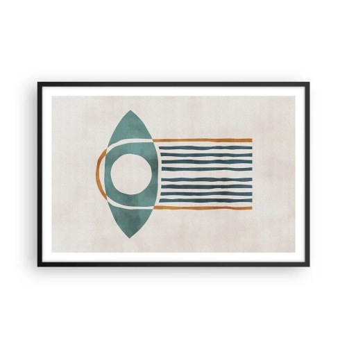 Poster in cornice nera - Segni e rituali - 91x61 cm