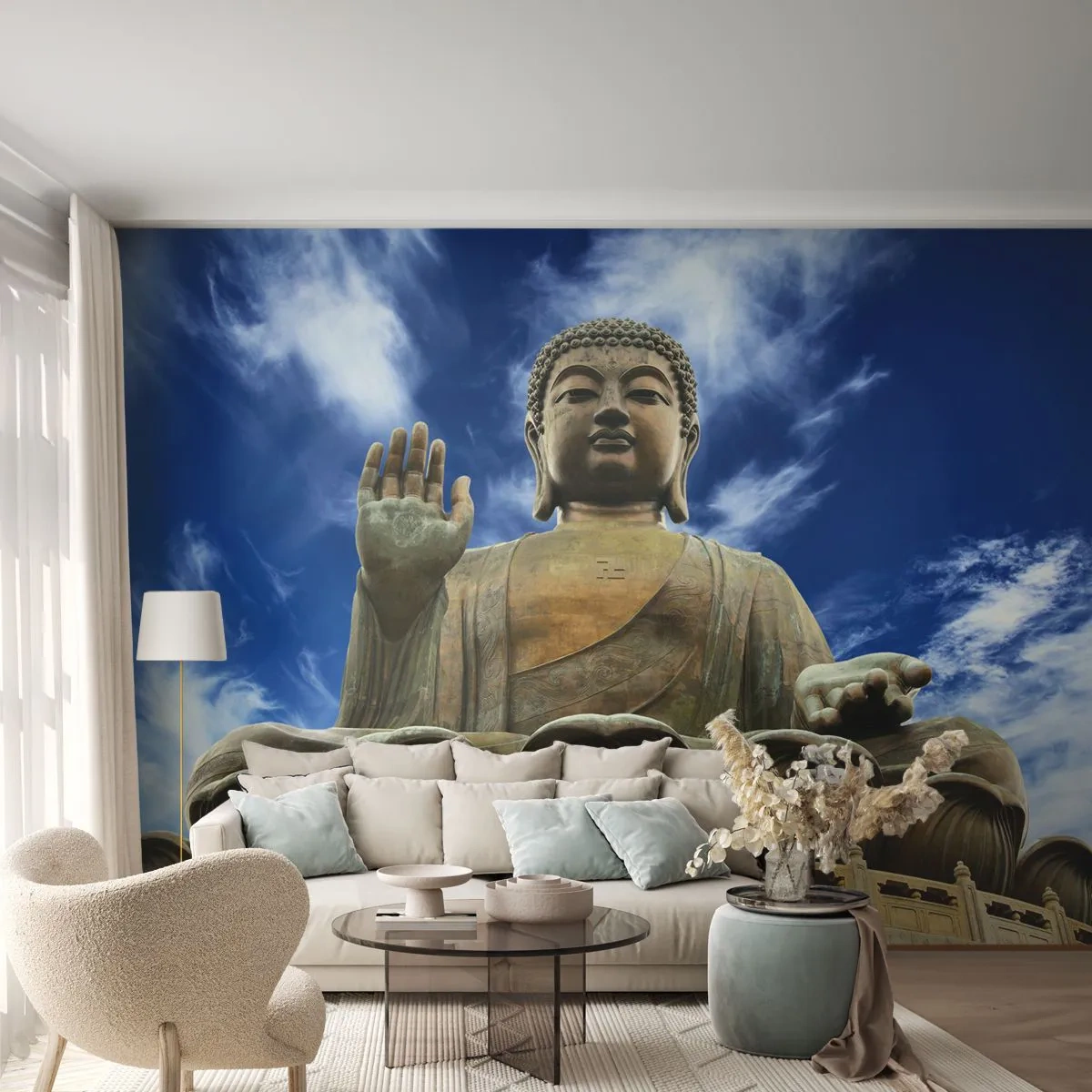Fotomurali Premium Canvas - Vivere senza paura - Budda, Religione, Asia - 250x175 cm