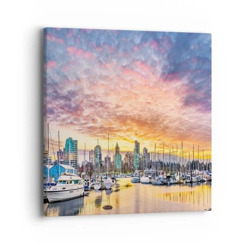 Quadro su tela - Stampe su Tela - La città dei mille marinai - 40x40 cm