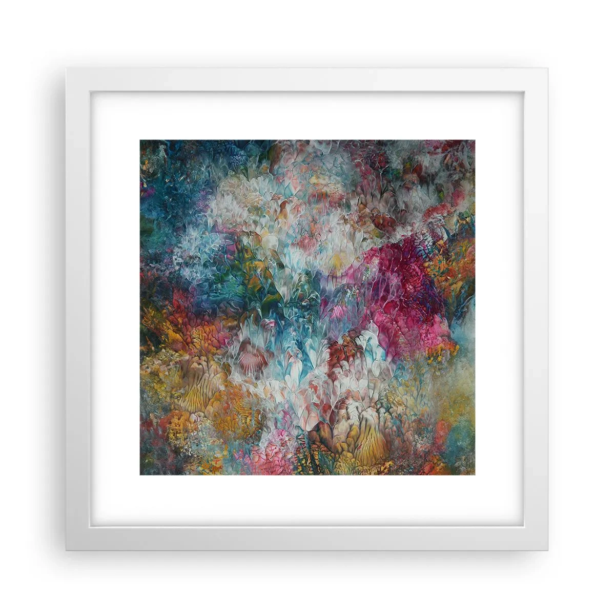 Poster in cornice bianca - In piena fioritura - 30x30 cm
