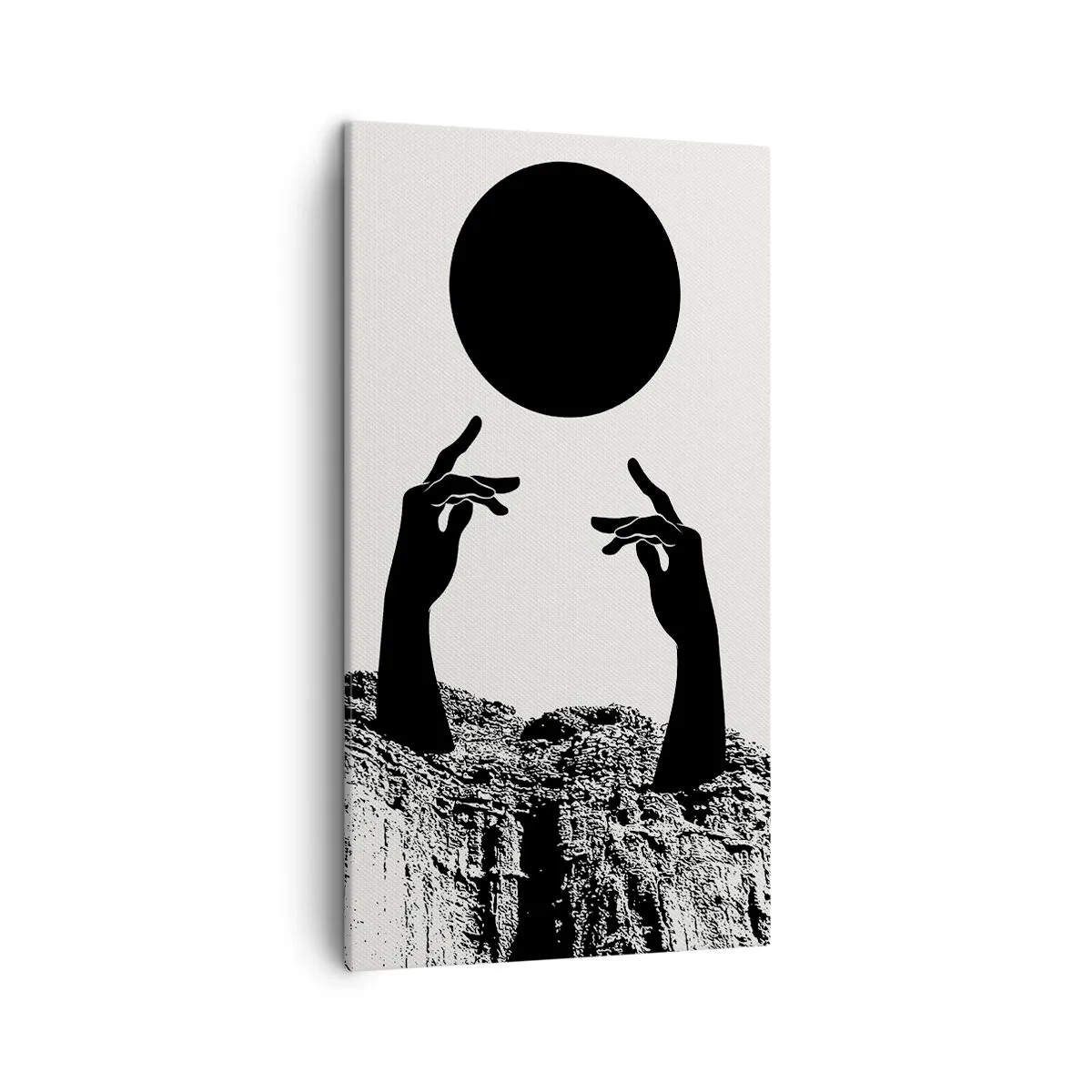 Quadro su tela - Stampe su Tela - Composizione surreale: sole e resto - 45x80 cm