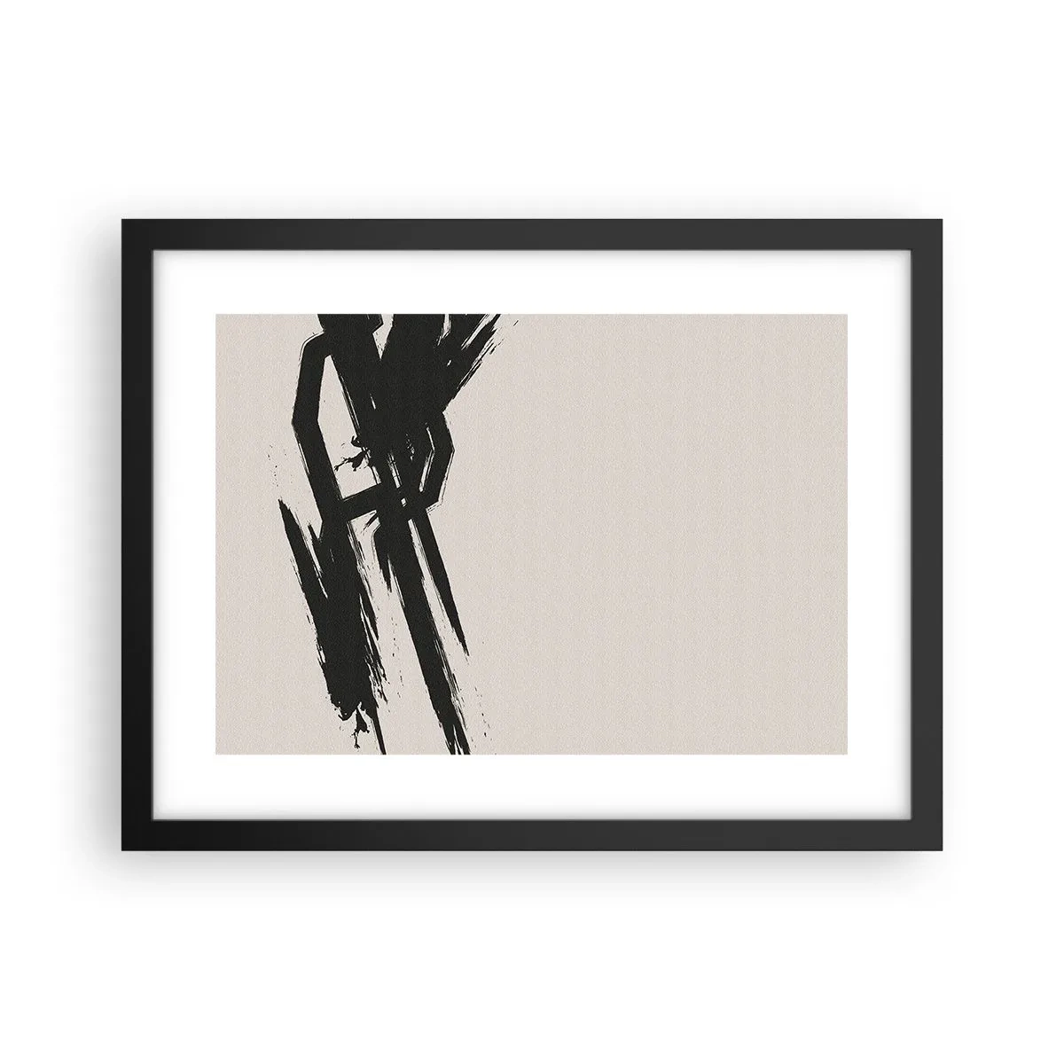 Poster in cornice nera - Corsa sfrenata - 40x30 cm