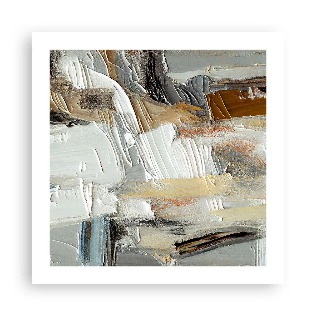 Poster - Strati colorati - 50x50 cm