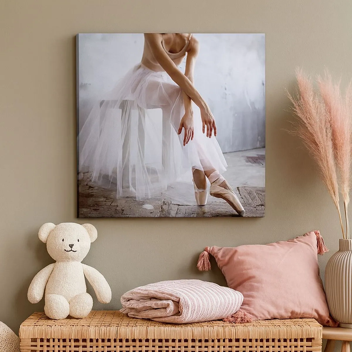 Quadro su tela - Stampe su Tela - Prima che si accendano le luci del palco - 30x30 cm