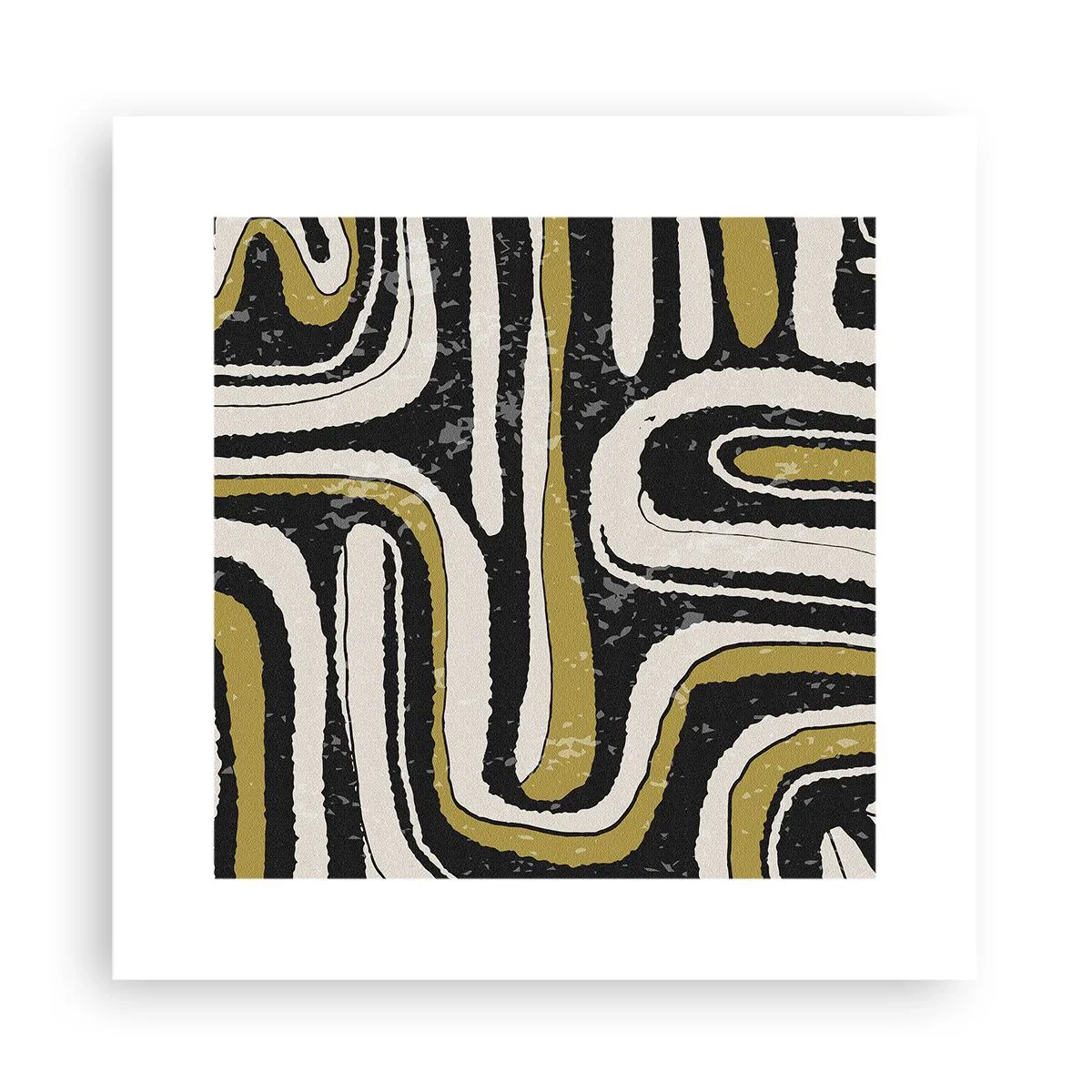 Poster - Composizione: strade e vicoli - 30x30 cm