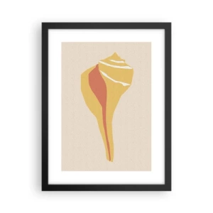 Poster in cornice nera - Astrazione organica: crescita - 30x40 cm