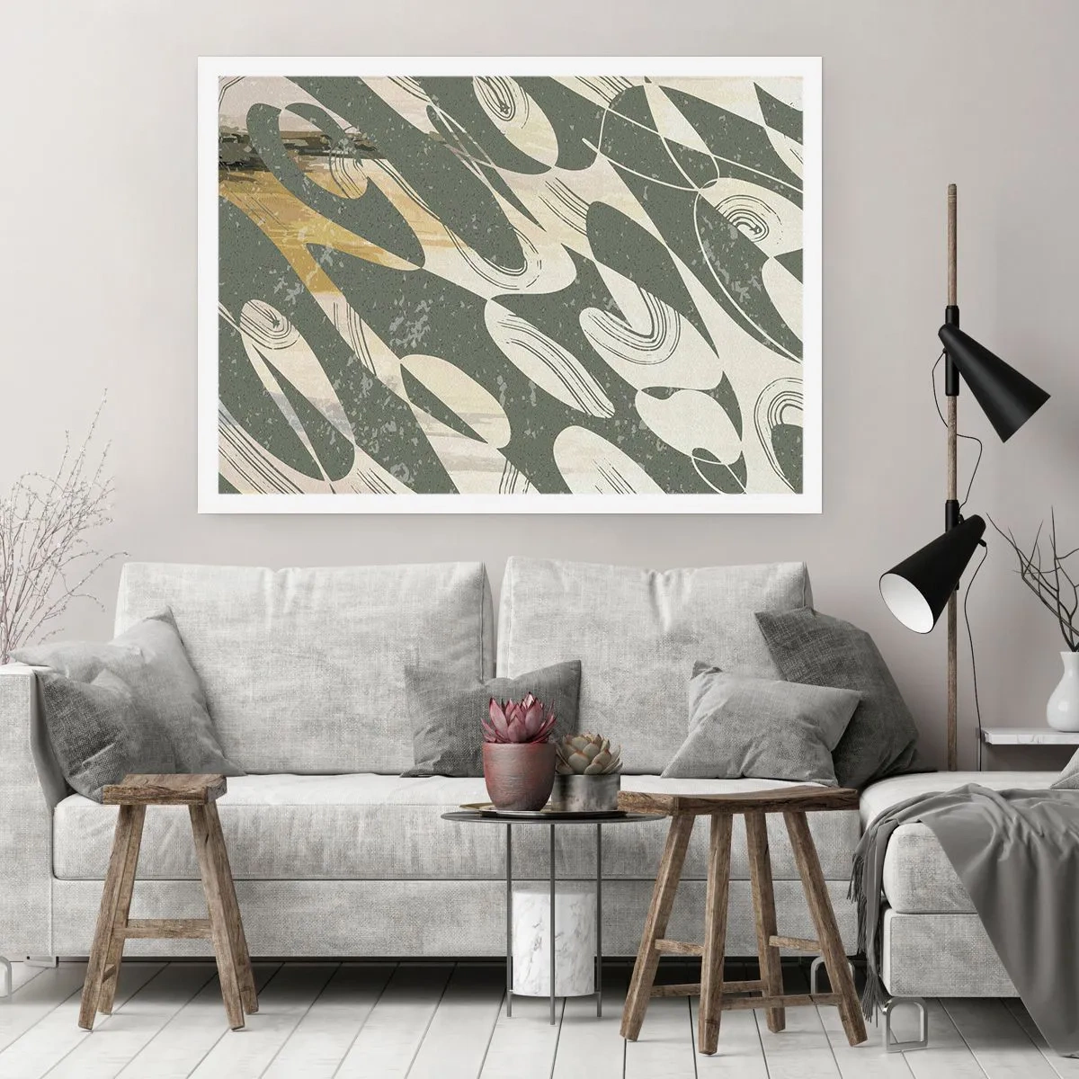 Poster - Astrazione ritmica - 91x61 cm