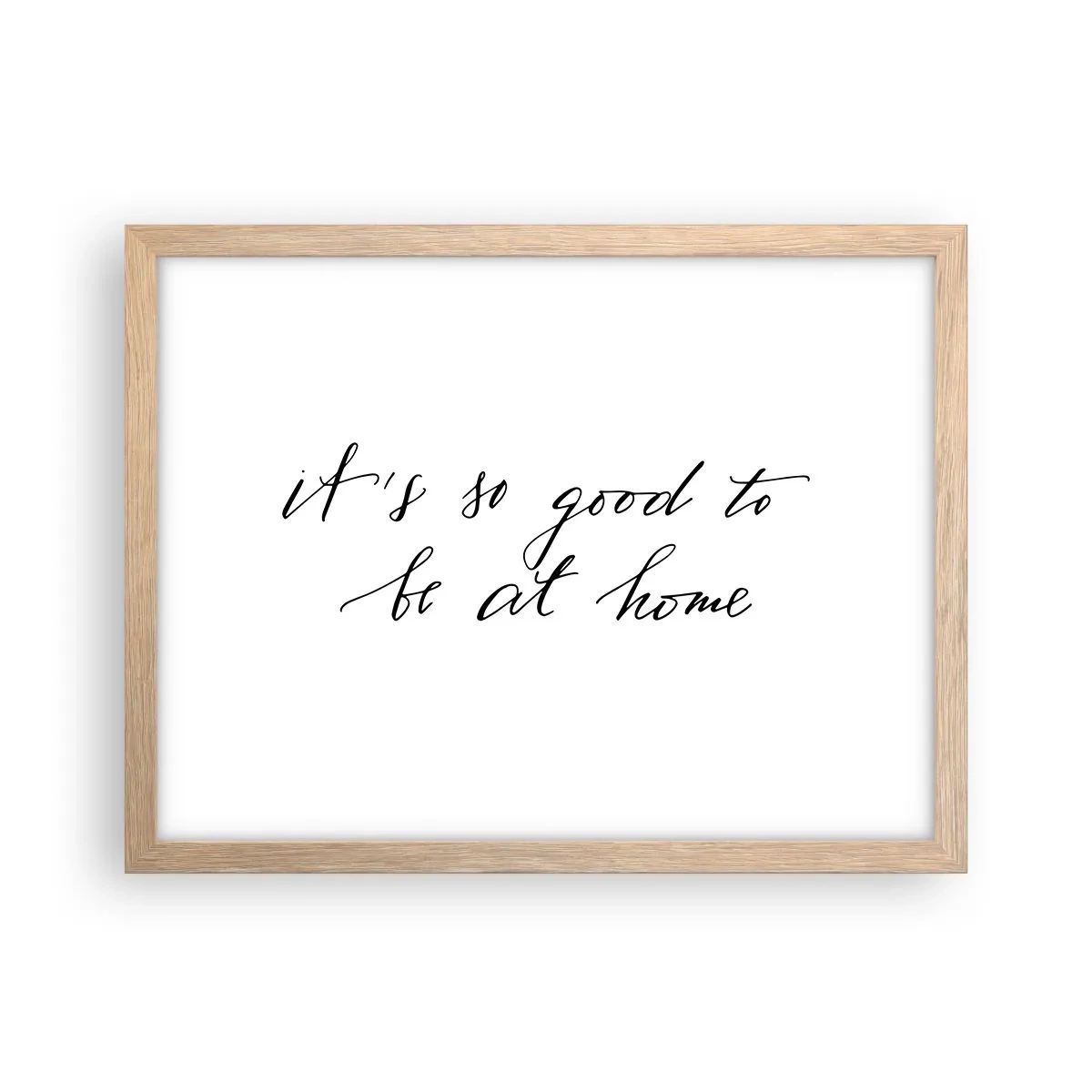 Poster in cornice rovere chiaro - Tutta la verità - 40x30 cm