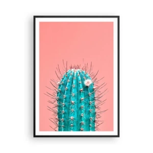 Poster in cornice nera - Stai attento - 70x100 cm