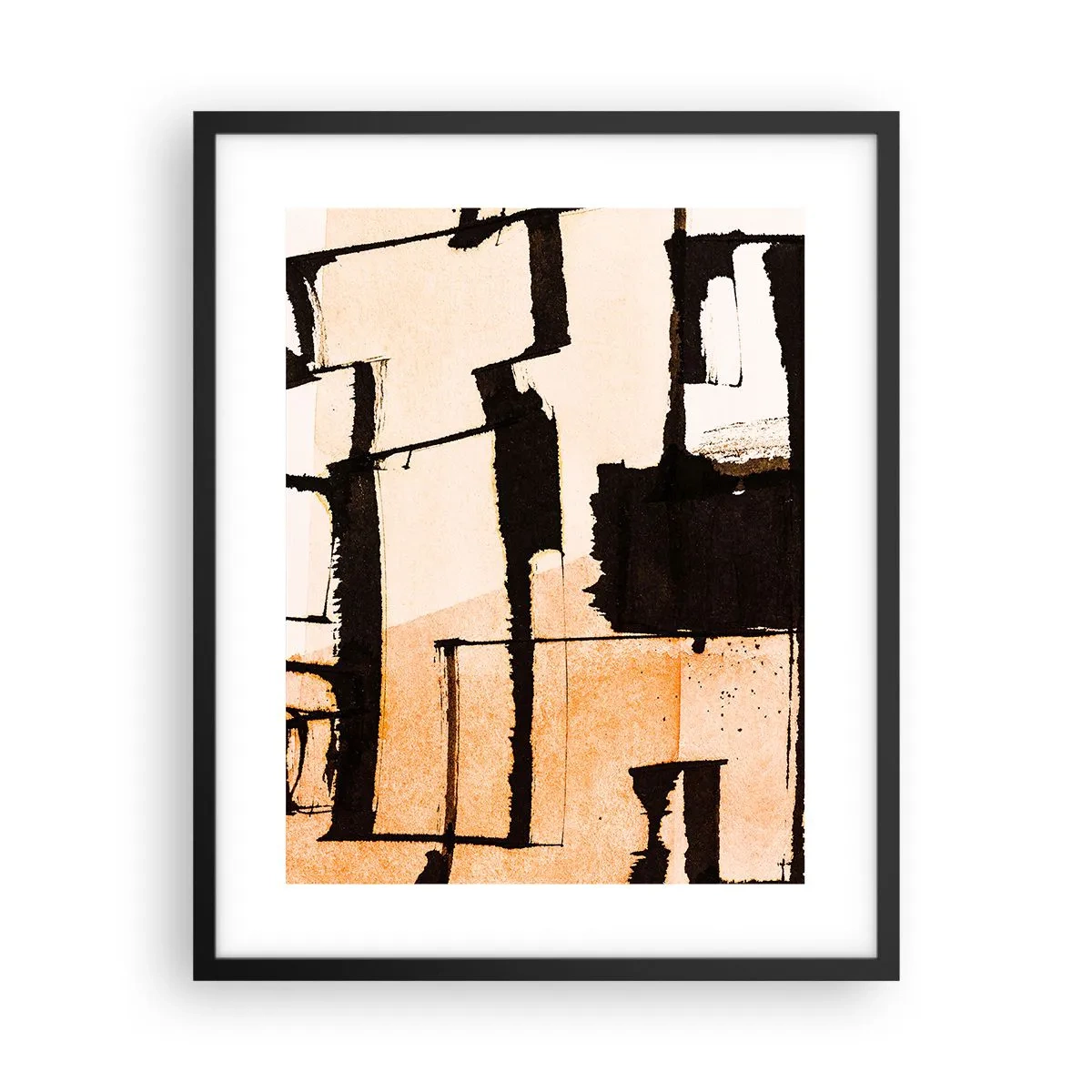 Poster in cornice nera - Comunque in ordine - 40x50 cm