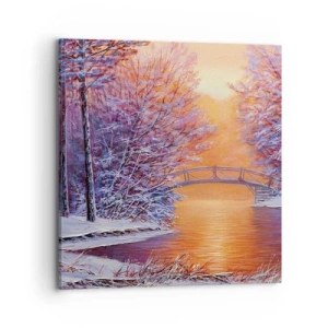 Quadro su tela - Stampe su Tela - Incontriamoci qui - 70x70 cm