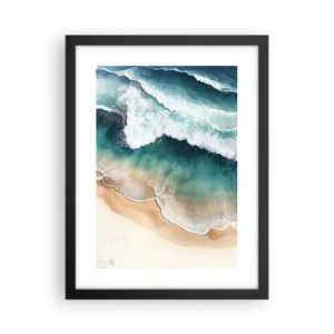 Poster in cornice nera - L'eterno incontro - 30x40 cm