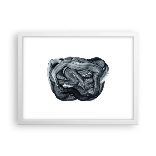 Poster in cornice bianca - Non è così semplice - 40x30 cm