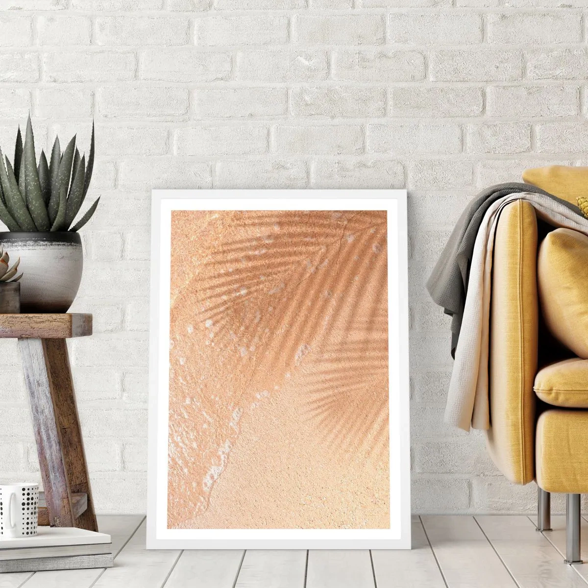 Poster in cornice bianca - Ombra di un'estate bollente - 30x40 cm