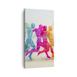 Quadro su tela - Stampe su Tela - Armonia del movimento - 55x100 cm