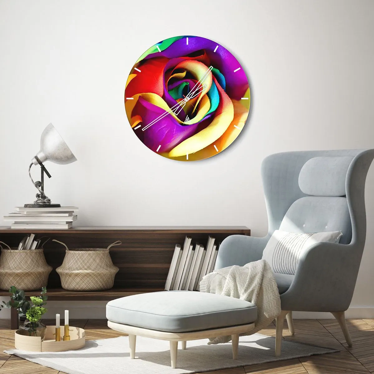 Orologio da parete - Orologio in Vetro - È impossibile - 40x40 cm