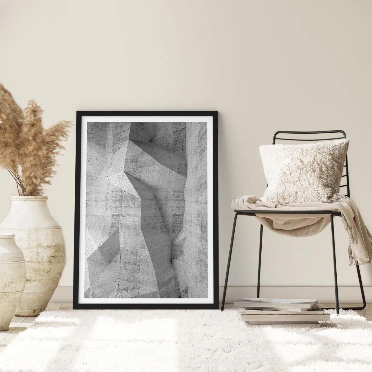 Poster in cornice nera - Una vera sfida - 61x91 cm