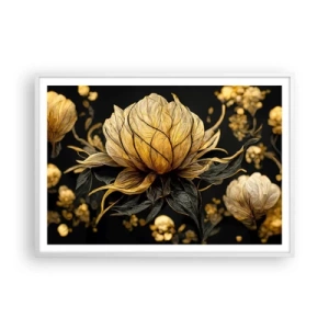 Poster in cornice bianca - Delicata fragilità - 100x70 cm