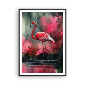 Poster in cornice nera - Lezione di naturale eleganza  - 70x100 cm