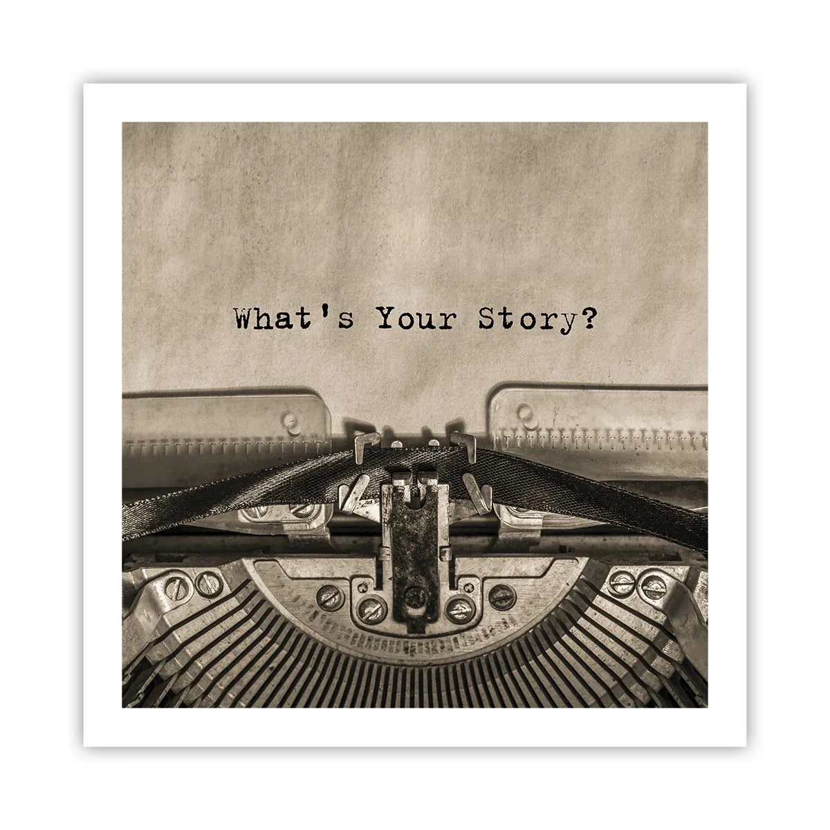 Poster - Rispondimi - 60x60 cm