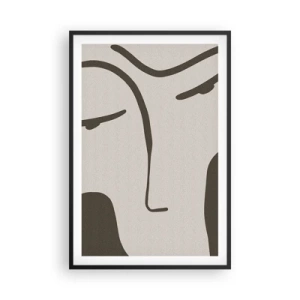 Poster in cornice nera - Come un quadro di Modigliani - 61x91 cm