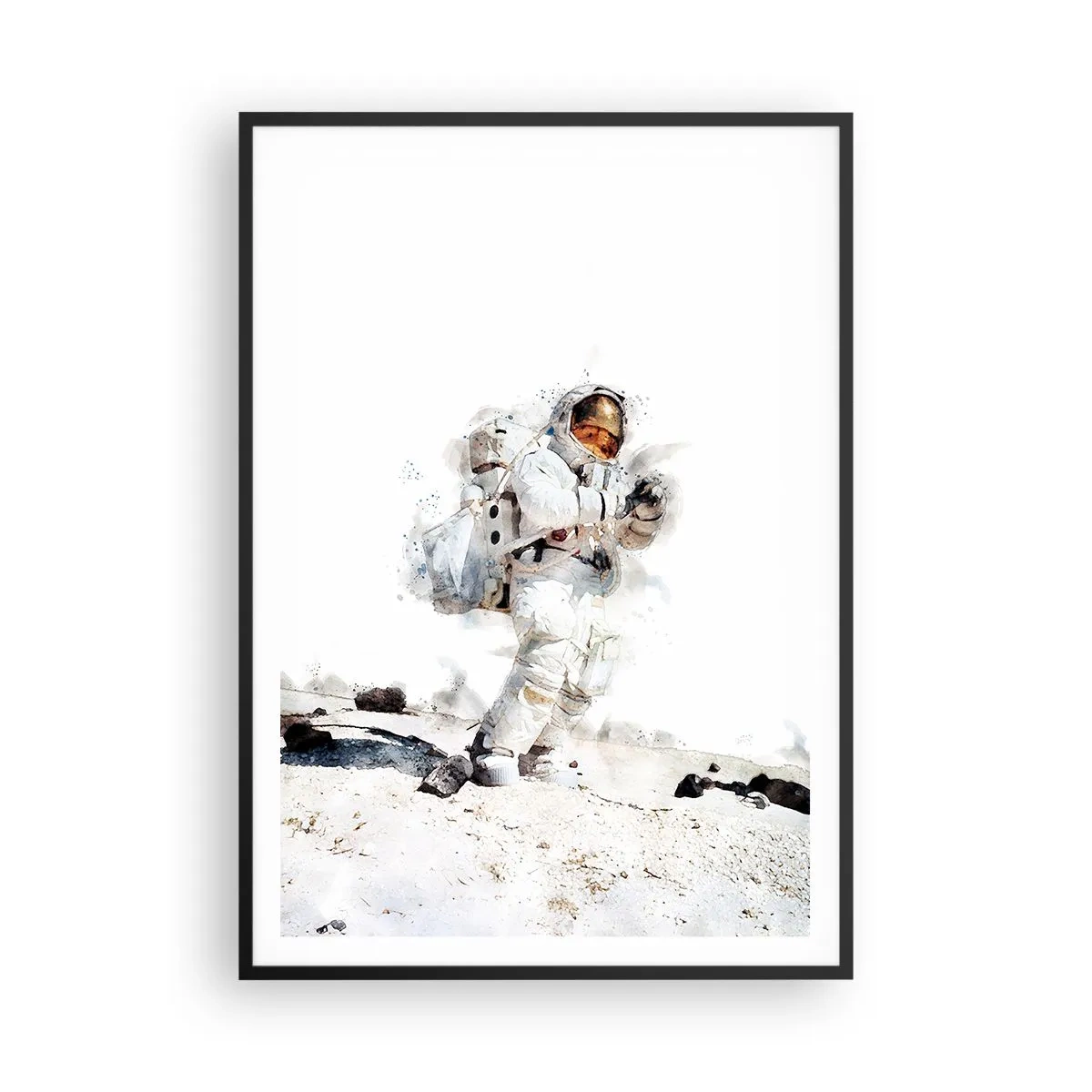 Poster in cornice nera - L'inviato della Terra - 70x100 cm