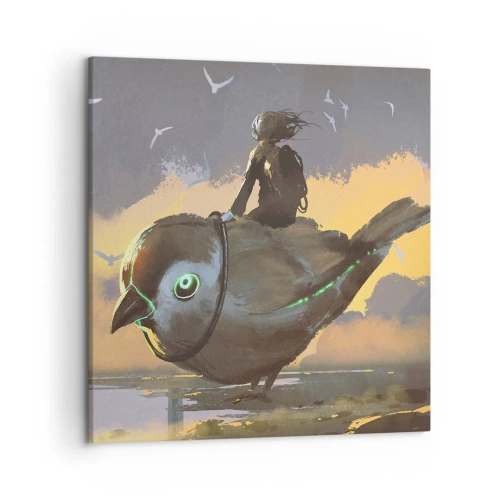 Quadro su tela - Stampe su Tela - La sosta di un viaggio fantastico - 50x50 cm