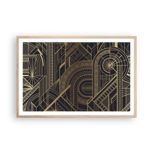 Poster in cornice rovere chiaro - Concetti, idee, progetti - 91x61 cm