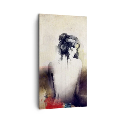 Quadro su tela - Stampe su Tela - Linee miti, forme ovali - 45x80 cm