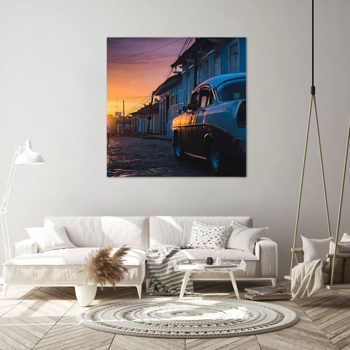 Quadro su tela - Stampe su Tela - Qui il tempo rallenta - 40x40 cm