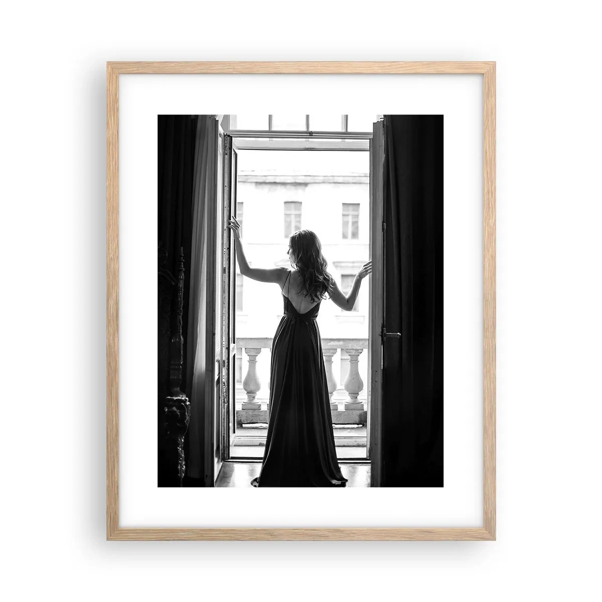 Poster in cornice rovere chiaro - In grande stile - 40x50 cm