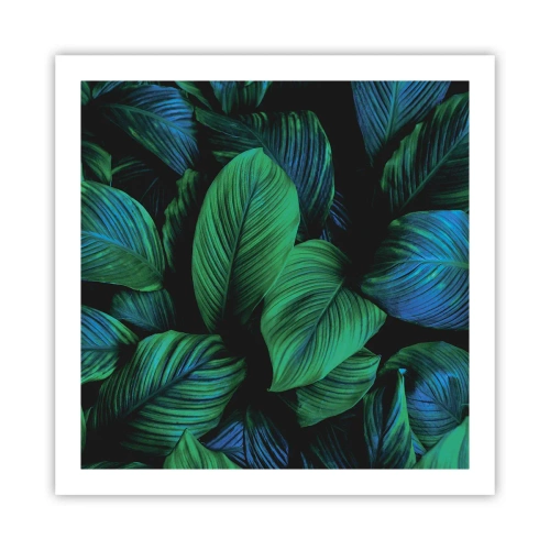 Poster - Nella folla verde - 60x60 cm