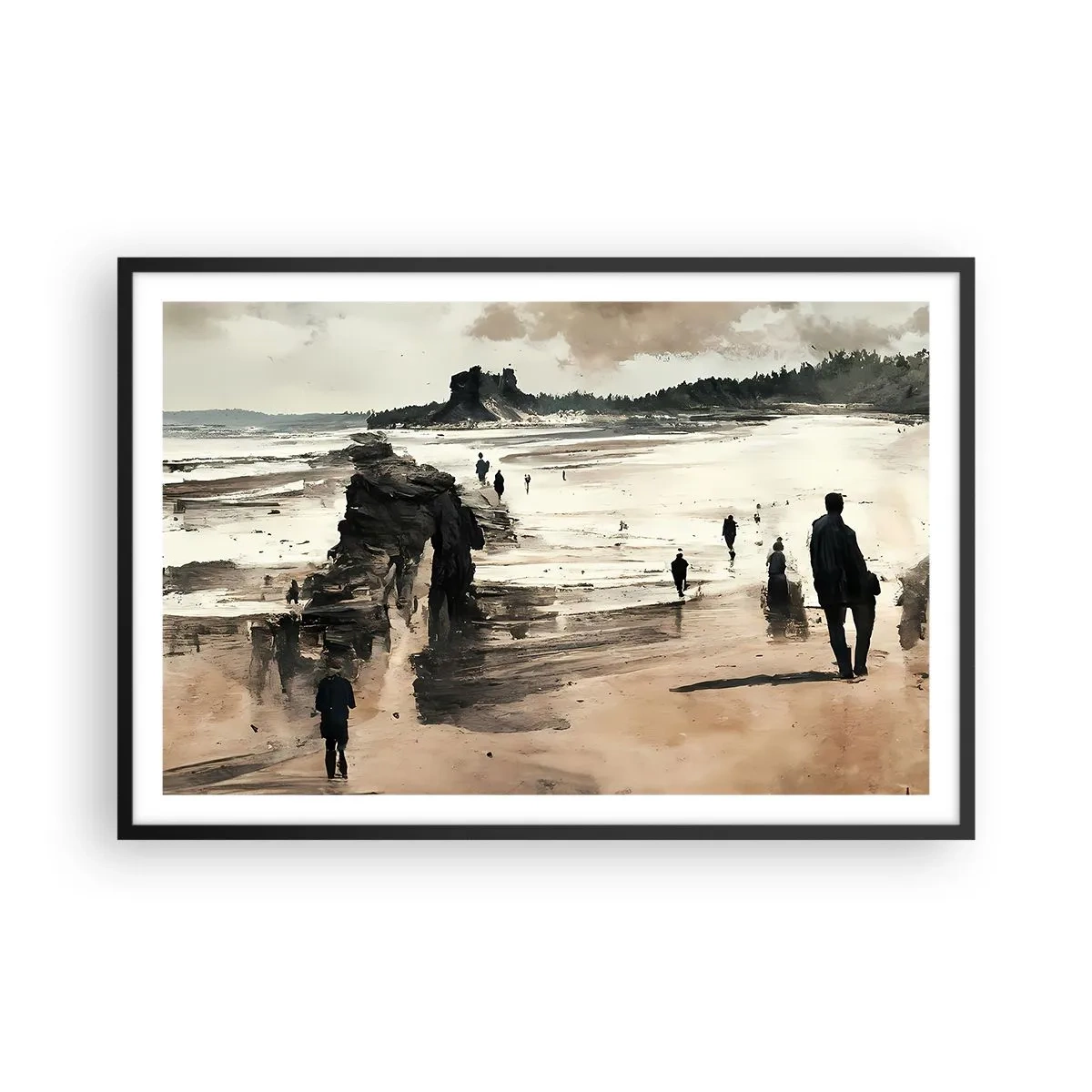 Poster in cornice nera - Convocati - 91x61 cm