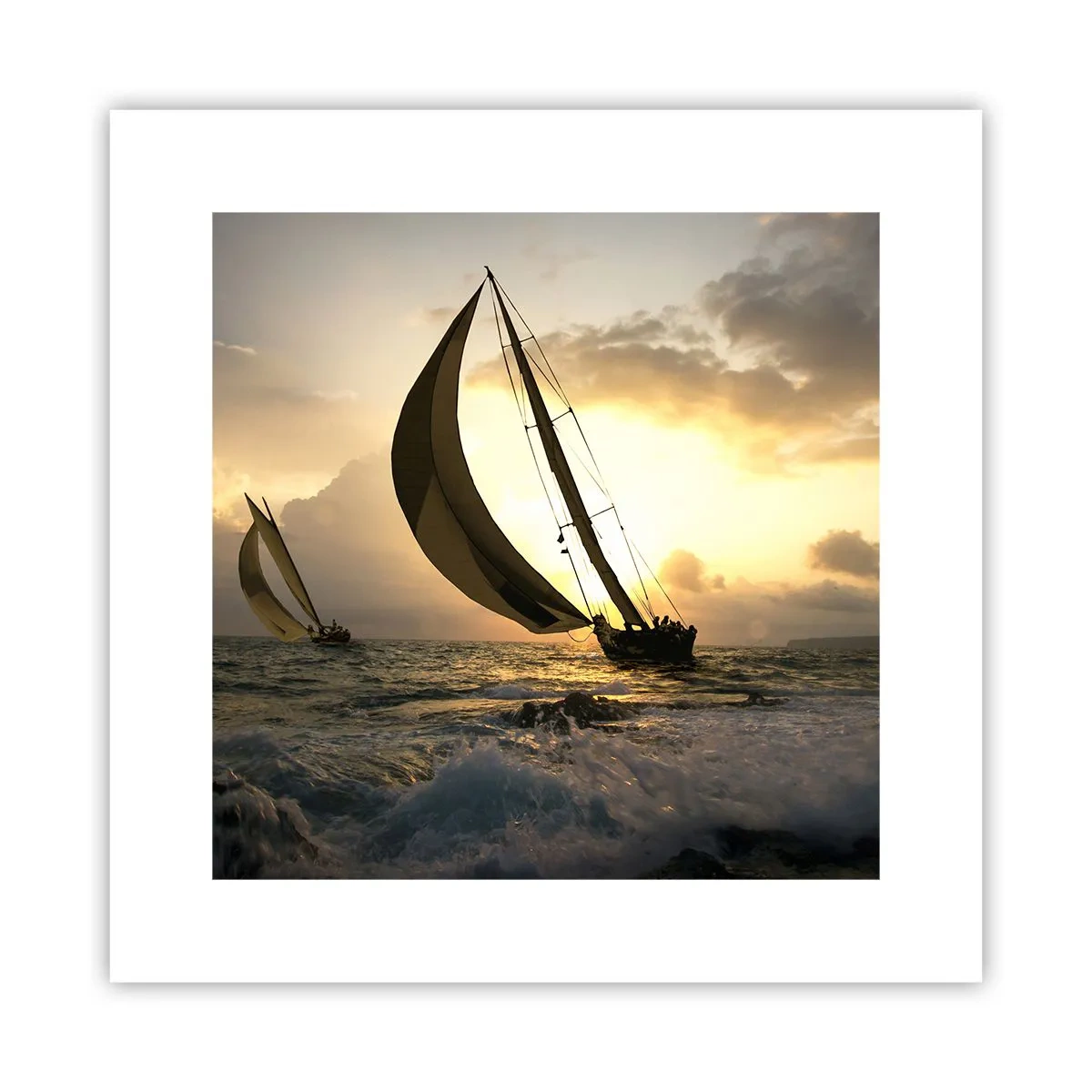 Poster - Con il vento e controvento - 30x30 cm
