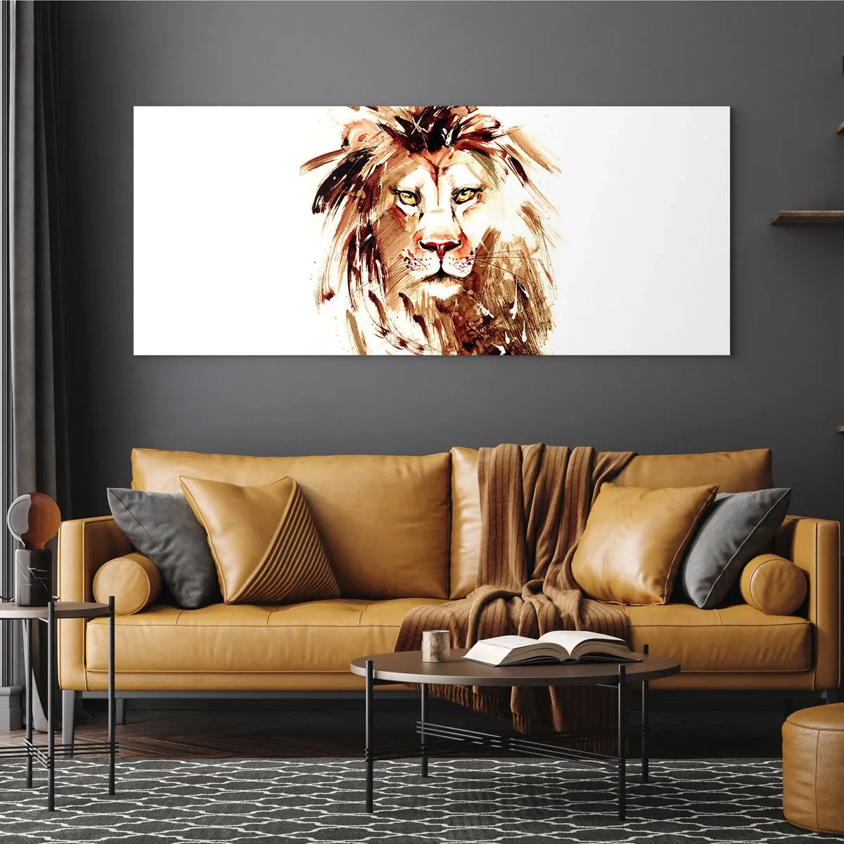 Quadro su vetro - Forza e dignità - 100x40 cm