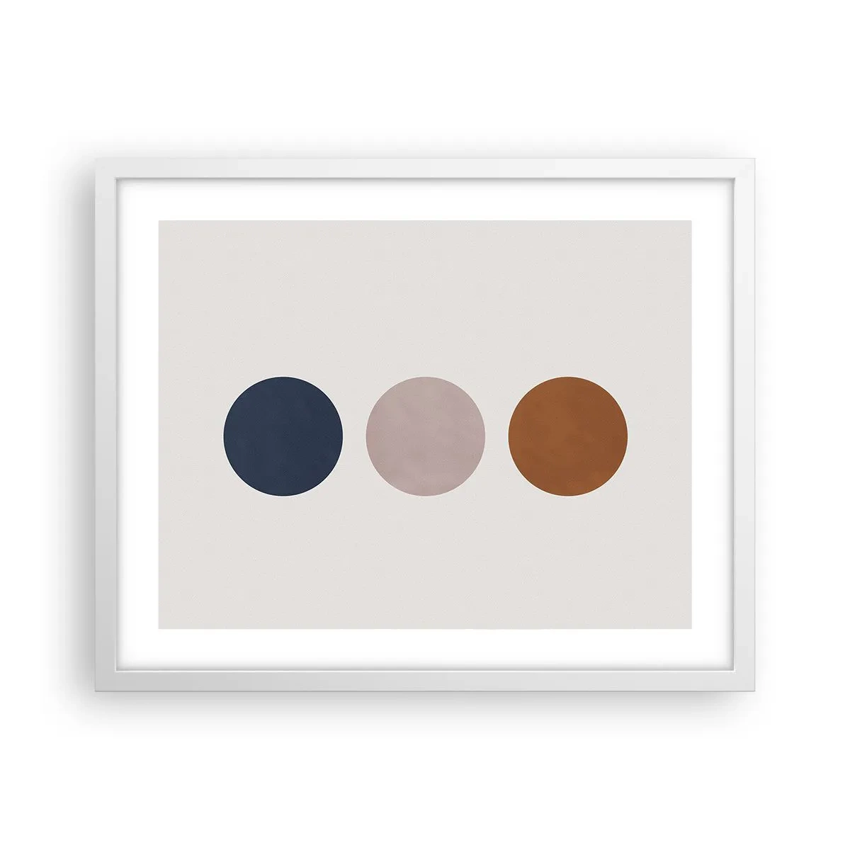 Poster in cornice bianca - Simbolo di perfezione - 50x40 cm