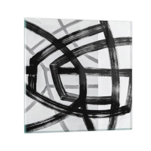 Quadro su vetro - Costruendo la profondità - 30x30 cm