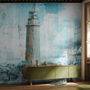 Fotomurali Premium Canvas - Sul vecchio albero - Astrazione, Faro, Mare - 250x175 cm