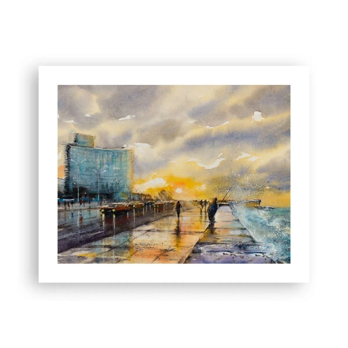 Poster - Vita sulla costa - 50x40 cm