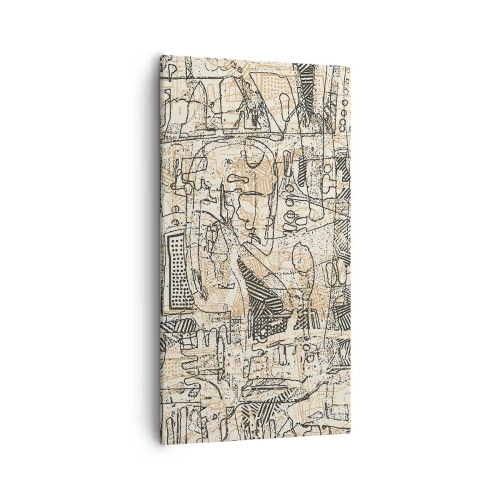 Quadro su tela - Stampe su Tela - In attesa di essere decifrato - 55x100 cm