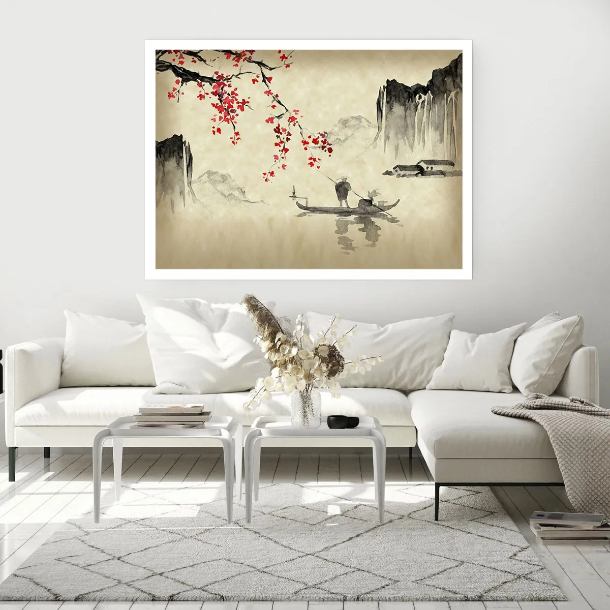 Poster - Nel paese dei ciliegi in fiore - 91x61 cm