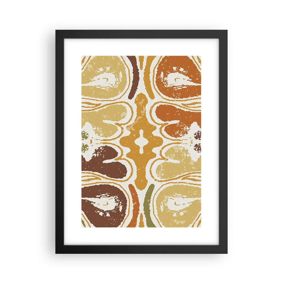 Poster in cornice nera - Astrazione sentimentale - 30x40 cm