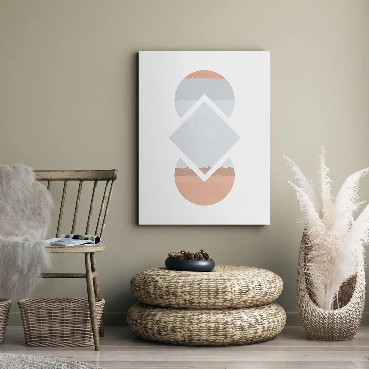 Quadro su tela - Stampe su Tela - La situazione è chiara - 45x80 cm