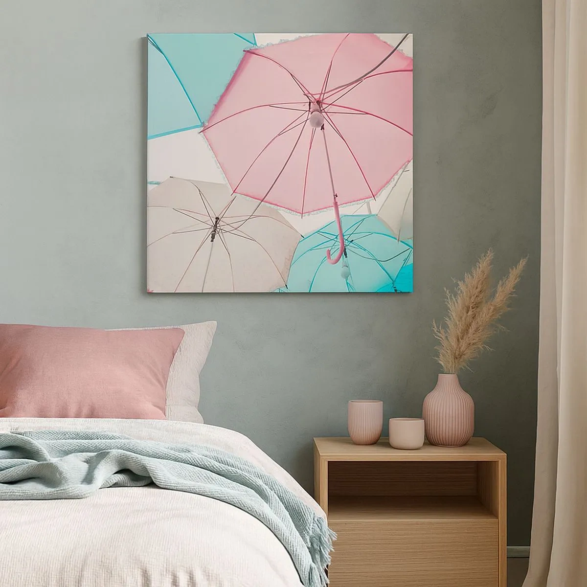 Quadro su tela - Stampe su Tela - A volte sole, a volte pioggia - 30x30 cm