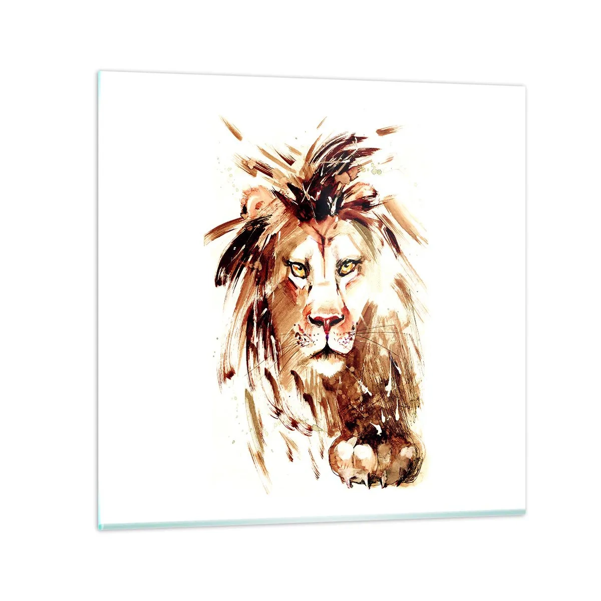 Quadro su vetro - Forza e dignità - 70x70 cm