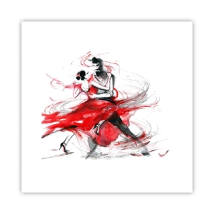 Poster - Tango: il ritmo della passione - 30x30 cm