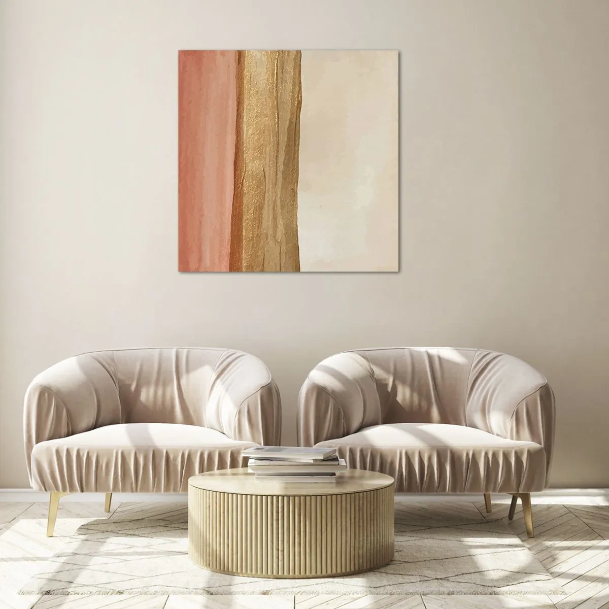 Quadro su vetro - Composizione verticale - 40x40 cm